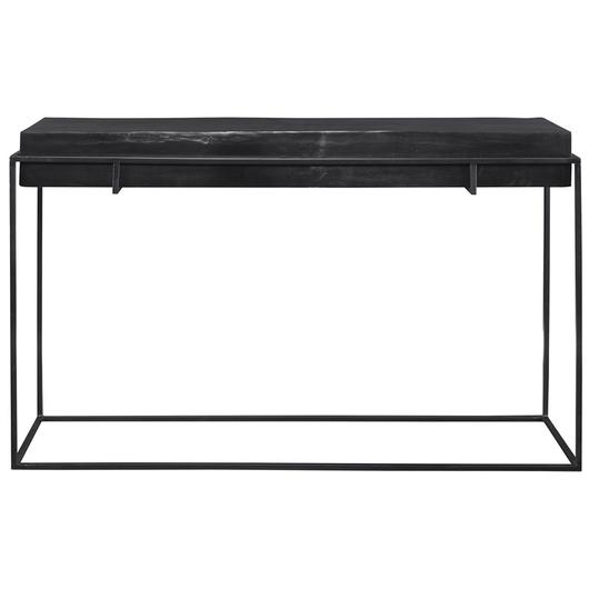Telone Modern Black Console Table by Uttermost