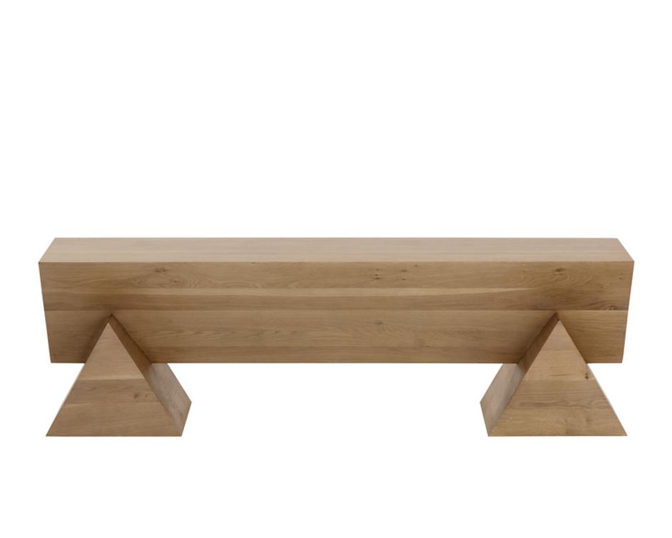 GREGOR BENCH - RUSTIC OAK by Sunpan