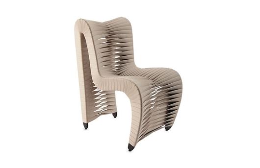 Seat Belt Dining Chair, Beige by PHILLIPS COLLECTION