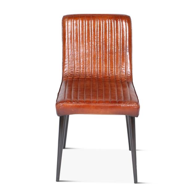 Wellington Collection Vintage Leather Chair by Home Trends & Design