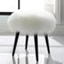 Wooly Sheepskin Accent Stool by Uttermost