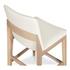 Deco Oak Counter Stool White PVC by Moes Home
