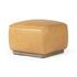 Sinclair Square Ottoman In Palermo Butterscotch by Four Hands