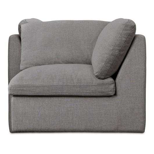 Miles Outdoor Corner Speckled Light Grey by Moes Home