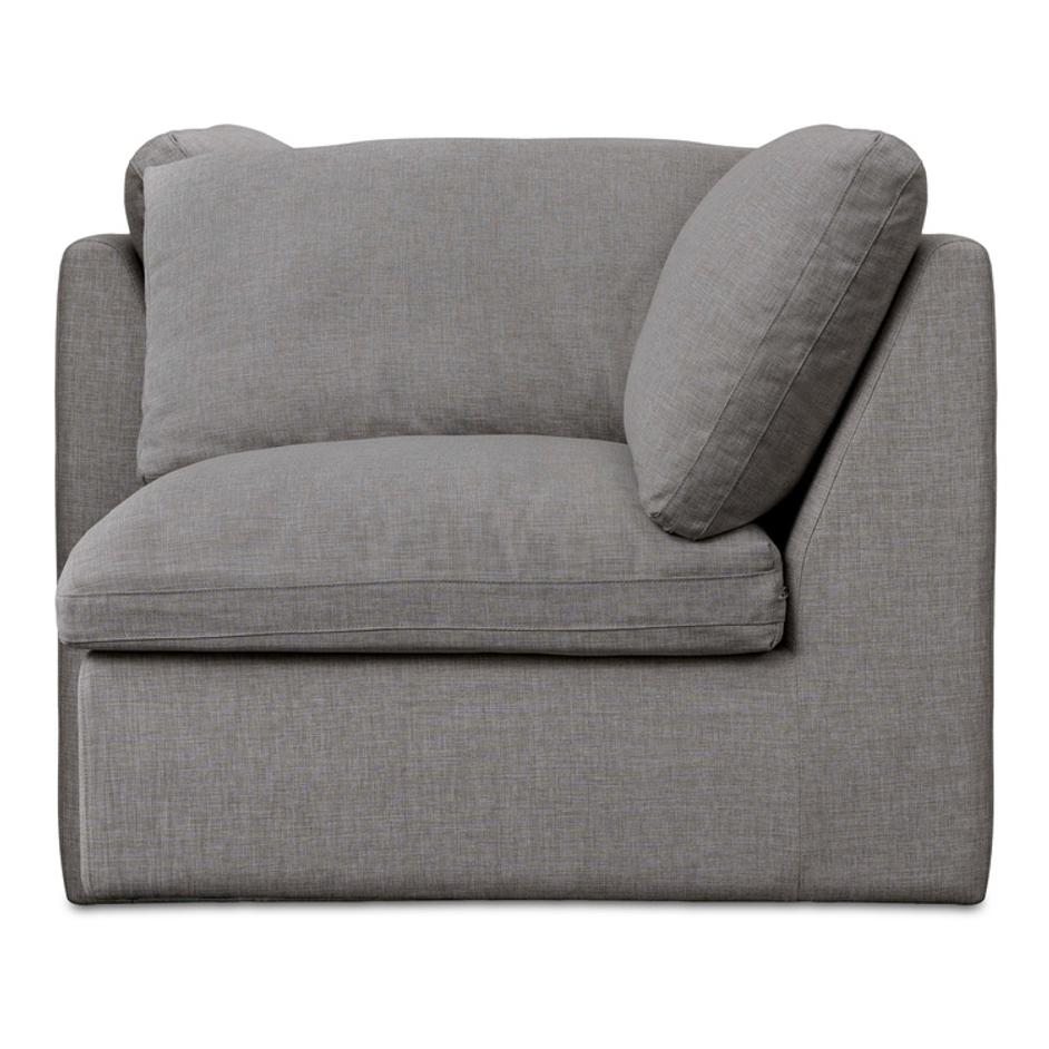 Miles Outdoor Corner Speckled Light Grey by Moes Home