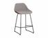 Mccoy Counter Stool - November Grey / Cinnamon Brown by Sunpan