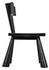 Gilbert Sungkai/Mindi Chair in Charcoal Black by Noir Furniture