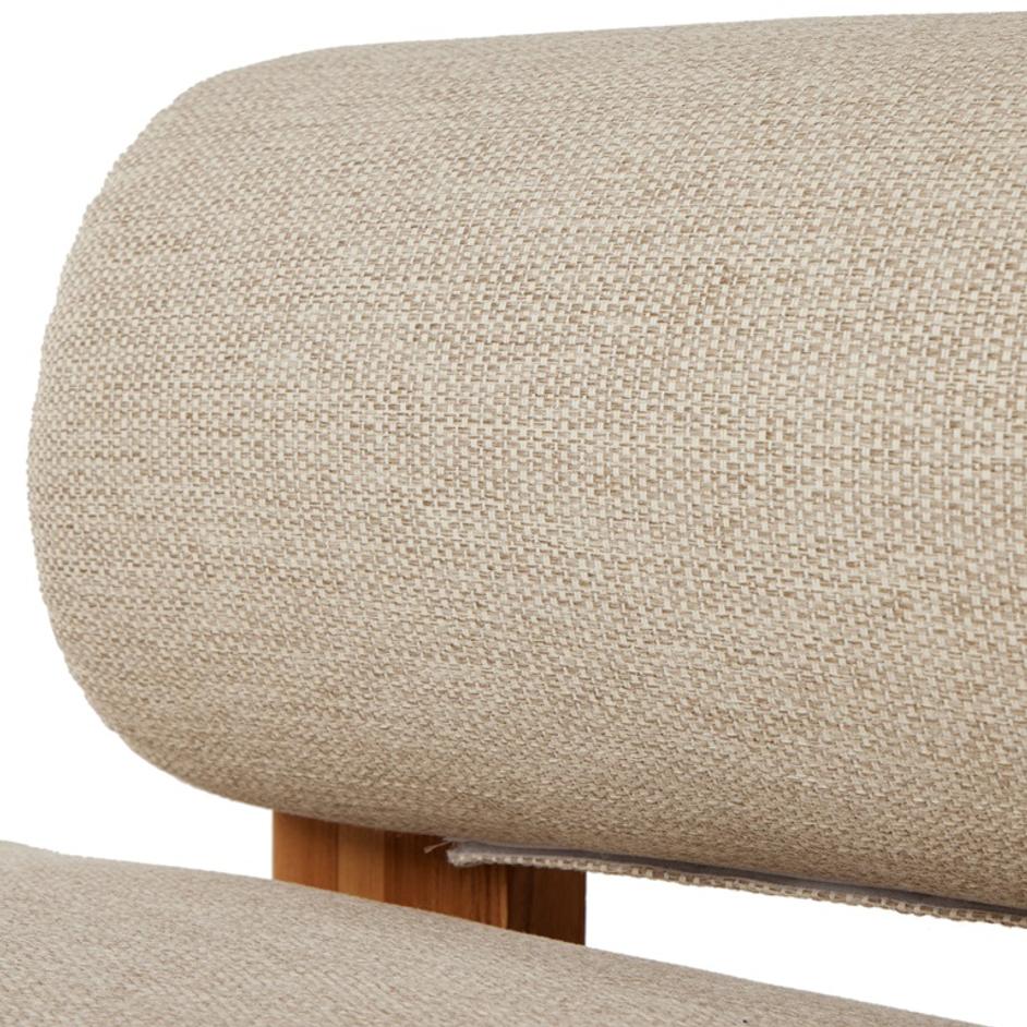 Malta Outdoor Raf Chaise In Faye Sand by FOUR HANDS