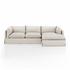 Habitat 2Pc Raf Sectional In 112'' In Nimbus by FOUR HANDS