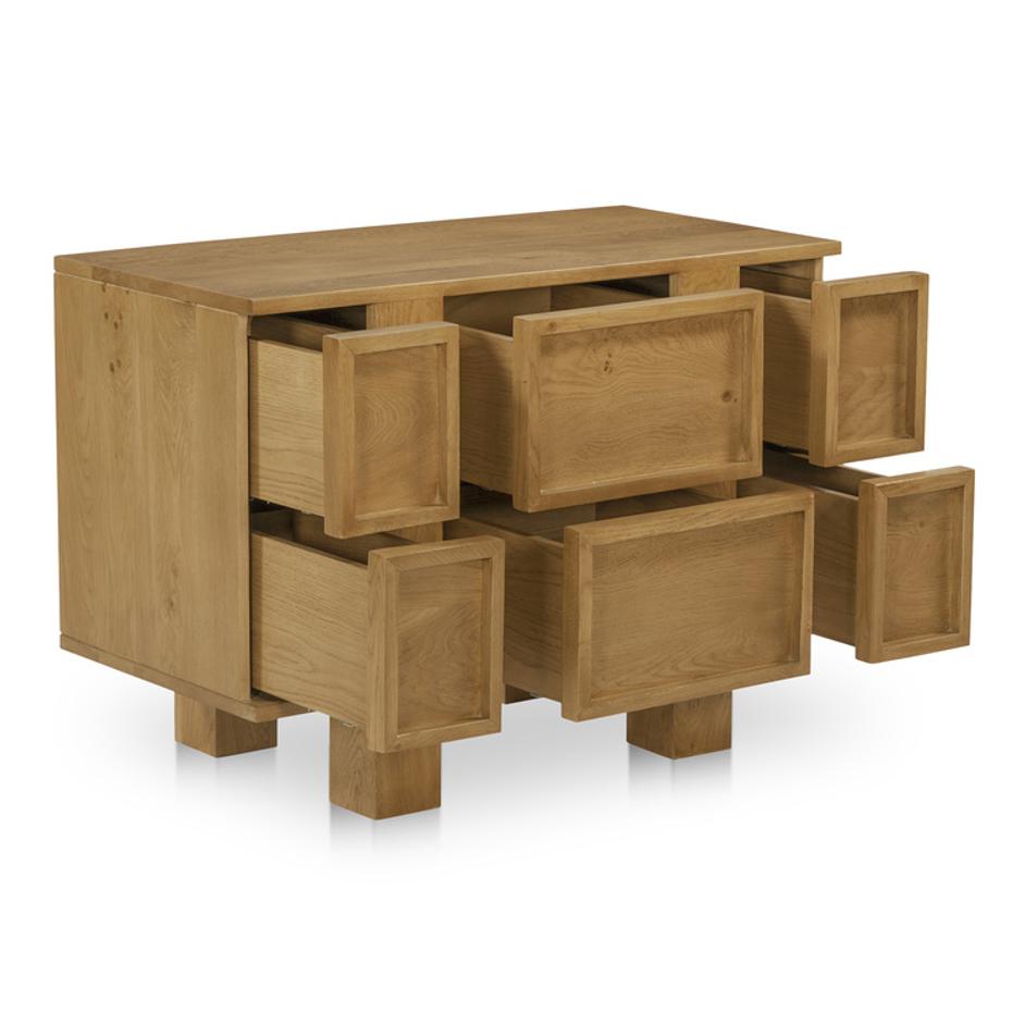 Henley Nightstand Brown by Moes Home