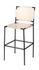 Asher Leather Bar Stool, White by Jamie Young