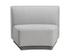 JACLYN MODULAR - ARMLESS CHAIR - EGYPT LIGHT GREY / DANNY MEDIUM GREY by Sunpan