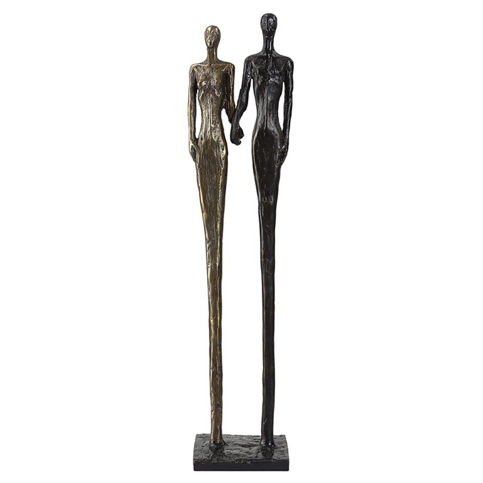 Two's Company Cast Iron Sculpture by Uttermost