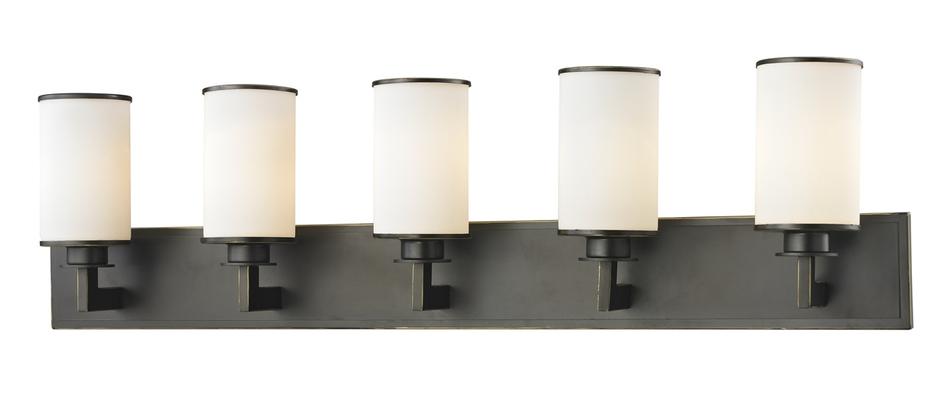 Savannah 5 Light Vanity in Olde Bronze Finish by Z-Lite