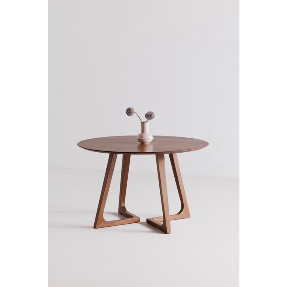 GODENZA DINING TABLE ROUND WALNUT by Moes Home