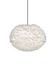 Eos Large Plug-In Pendant in White with Black Cord by UMAGE