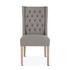 Lara Oxford Gray Linen Dining Chair by Home Trends & Design
