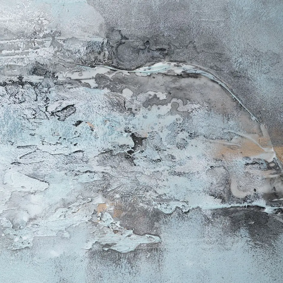 Ocean Swell Painted Metal Art, S/3, 3 Cartons by Uttermost