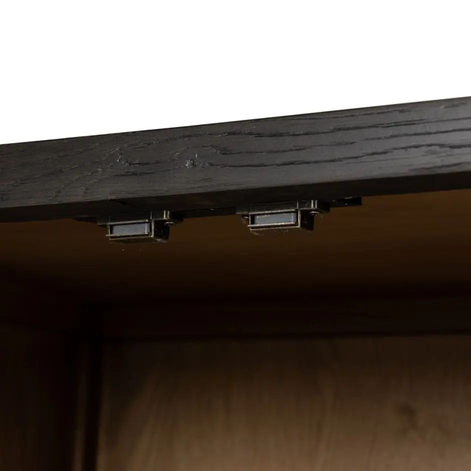 Palmer Cabinet in Charcoal Oak Veneer by FOUR HANDS