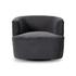 Mila Swivel Chair - Henry Charcoal by Four Hands