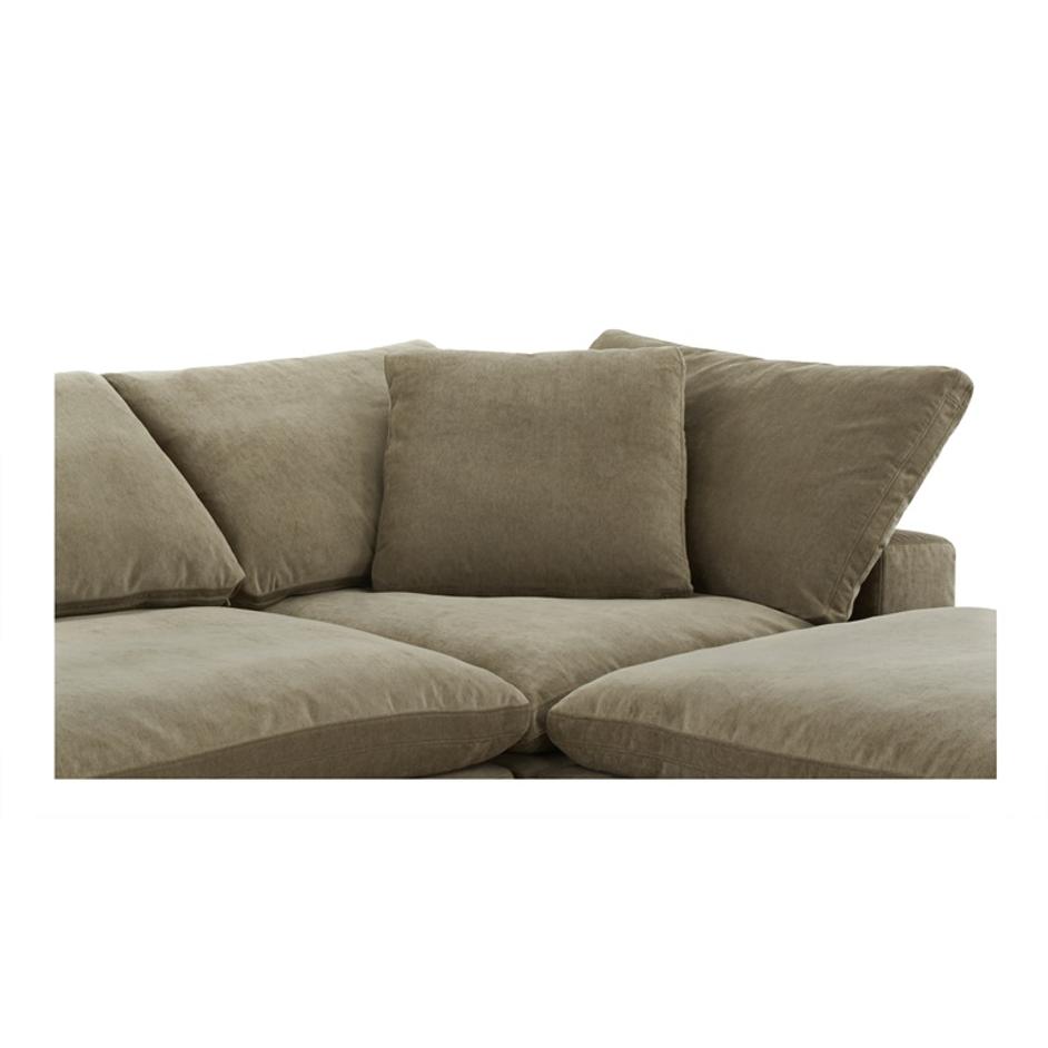 CLAY NOOK MODULAR SECTIONAL PERFORMANCE FABRIC DESERT SAGE by Moes Home