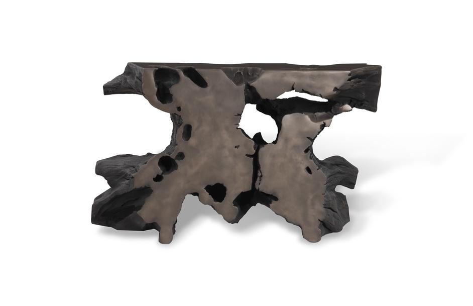 Venice Freeform Console, Bronze by PHILLIPS COLLECTION