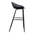 PIAZZA OUTDOOR BARSTOOL BLACK by Moes Home
