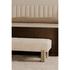 Priya Bench Off White by Moes Home