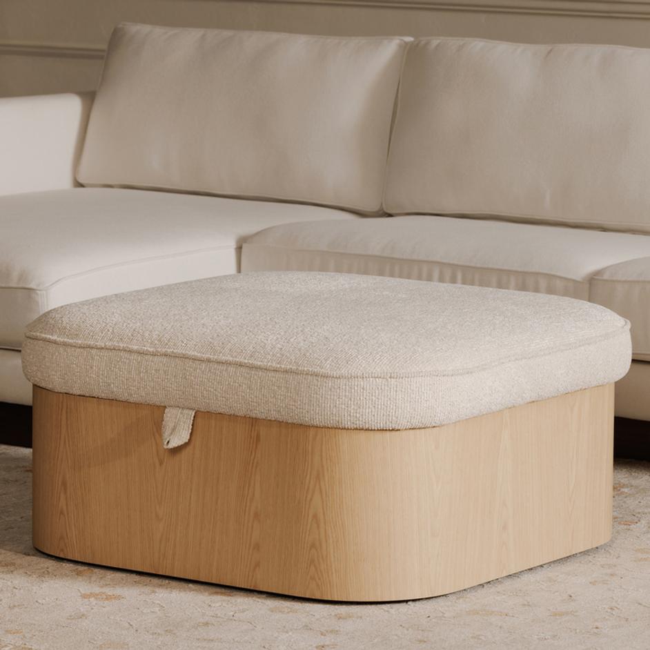 Sonny Ottoman Ash by Moes Home