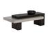 HERRIOT COFFEE TABLE - DARK BROWN / GREY by Sunpan