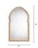 Bardot 40" Bone & Wood Arch Wall Mirror by Jamie Young