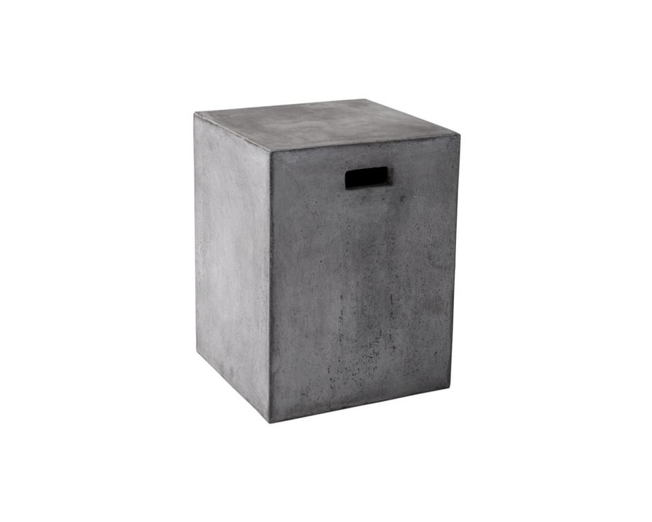 CASTOR END TABLE - ANTHRACITE GREY by Sunpan
