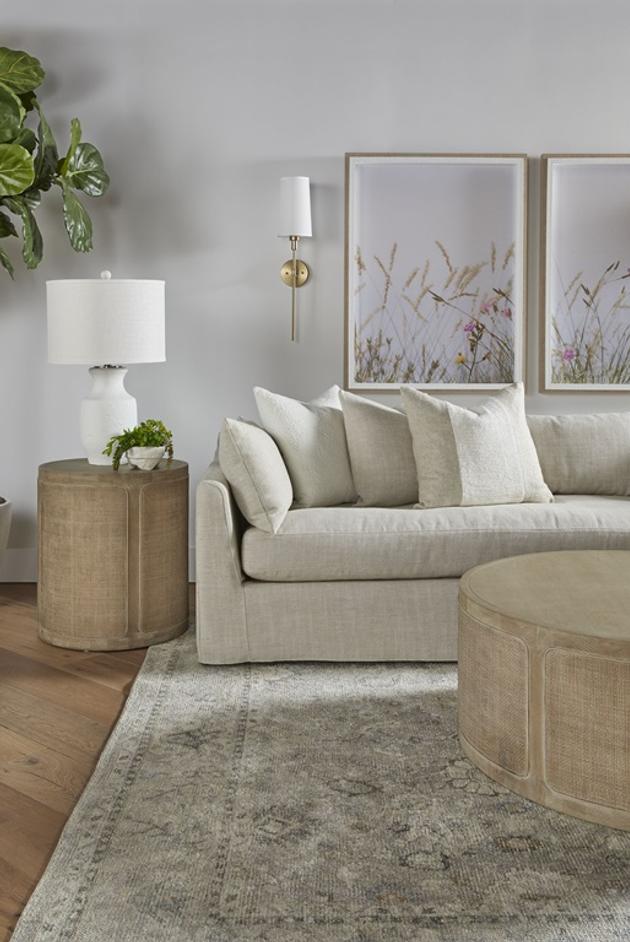 Haven 110" Lounge Slipcover RF Sectional by Essentials For Living