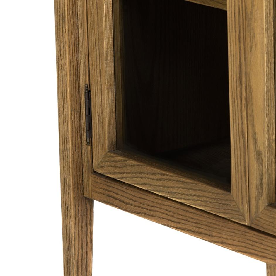 Tolle Cabinet In Drifted Oak Solid by FOUR HANDS