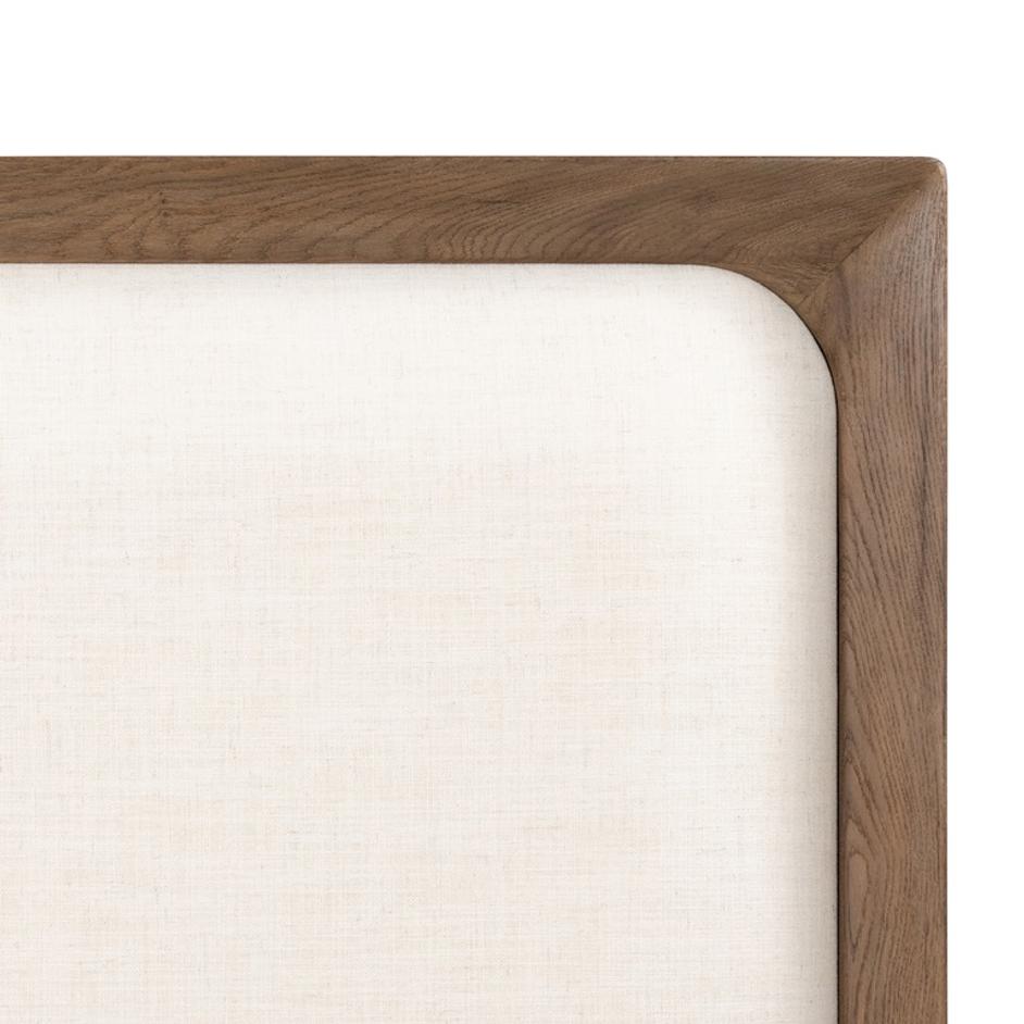 Henry Bed In Halcyon Ivory In Queen by FOUR HANDS