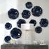 Abella Blue Ceramic Wall Decor, S/3 by Uttermost