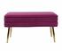Ziva Plum Velvet Storage Bench by tov furniture