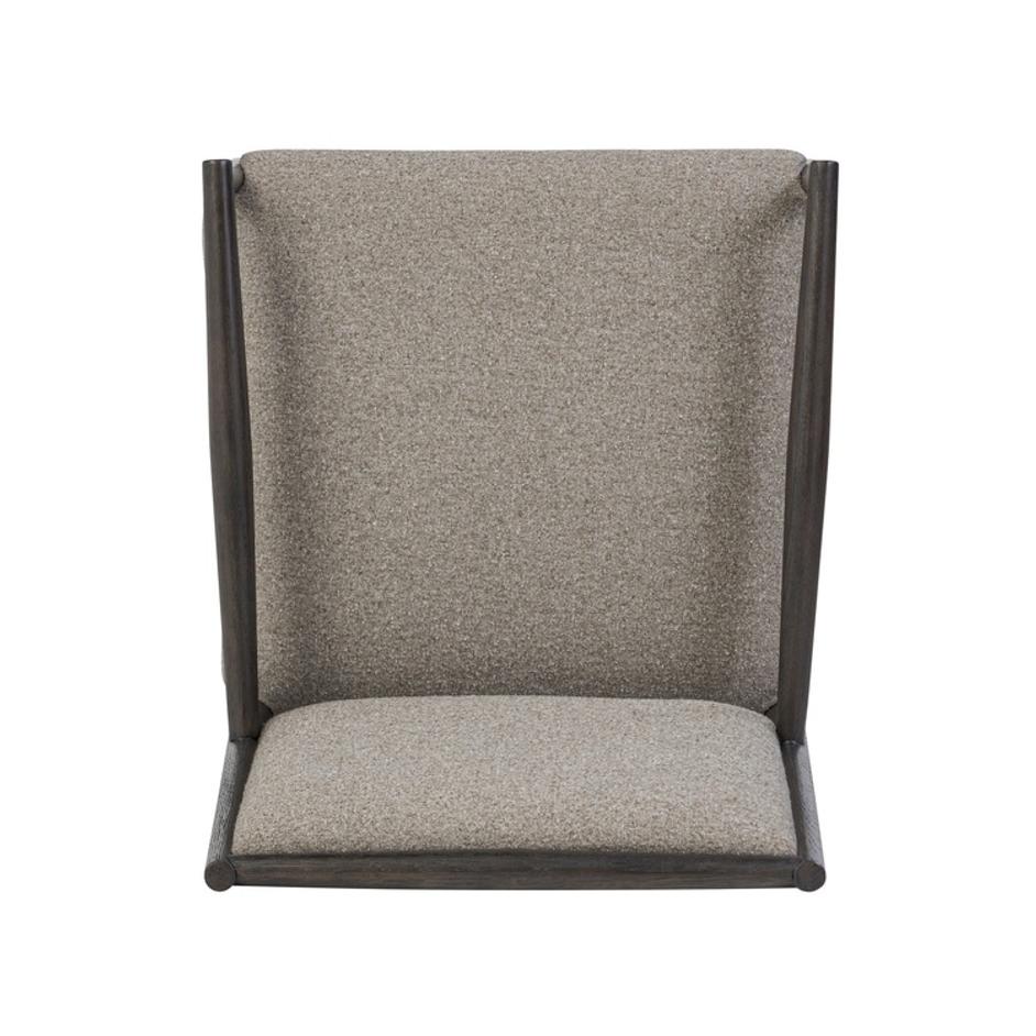 Glenview Dining Armchair In Weslie Feather-Smoked Black Oak by Four Hands