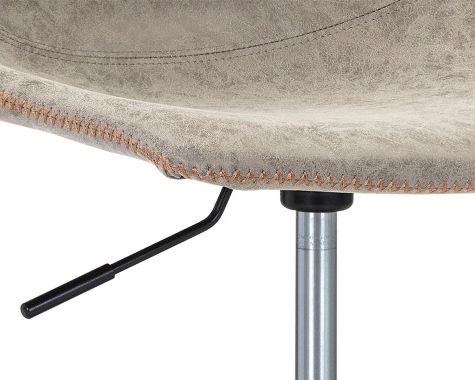 Cal Contemporary Office Chair - Antique Grey by Sunpan