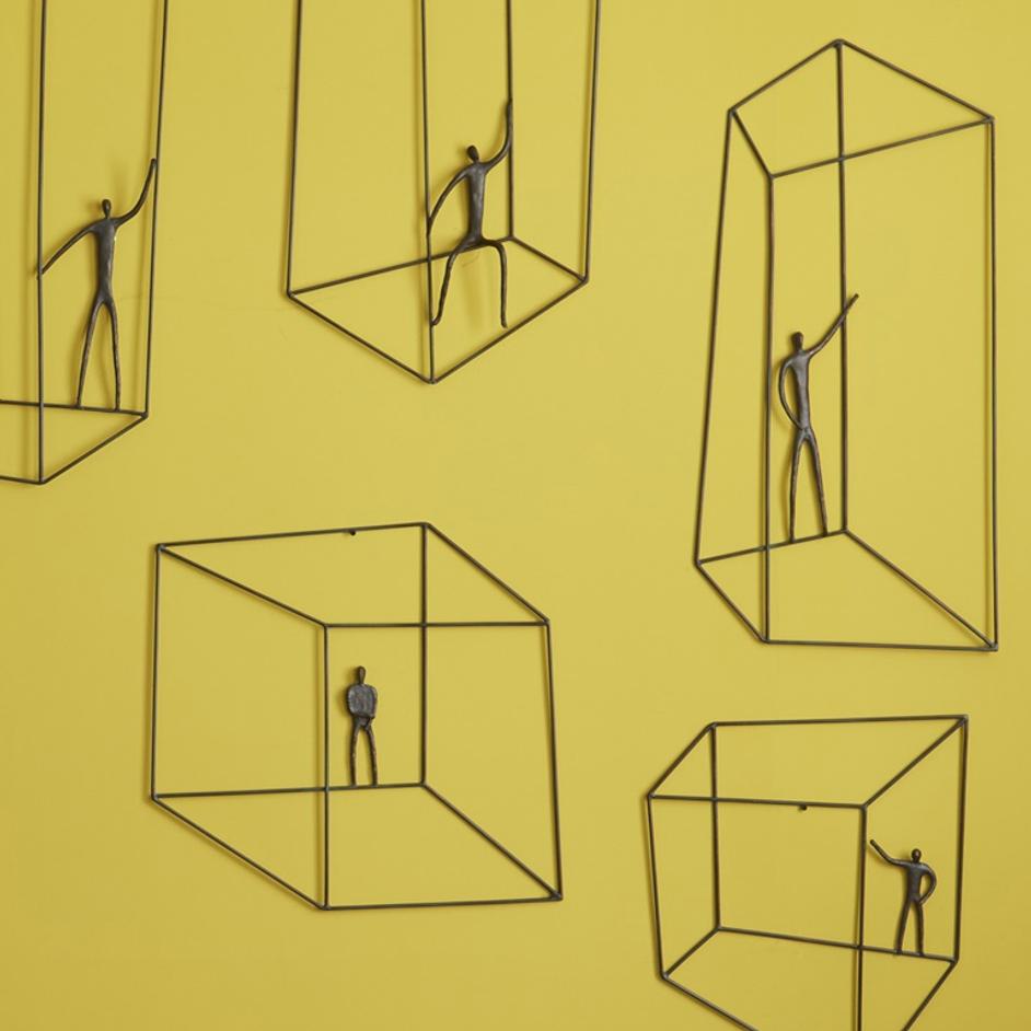 Perspective Wall Art, Square, Standing Arm Up by PHILLIPS COLLECTION