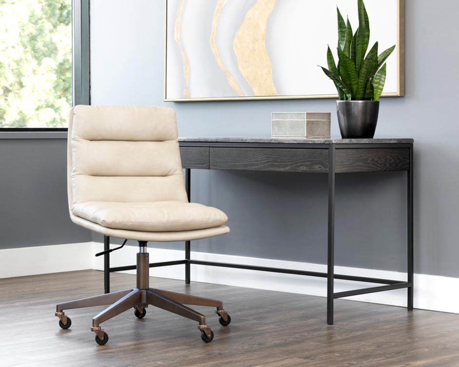 STINSON OFFICE CHAIR - BRAVO CREAM by Sunpan