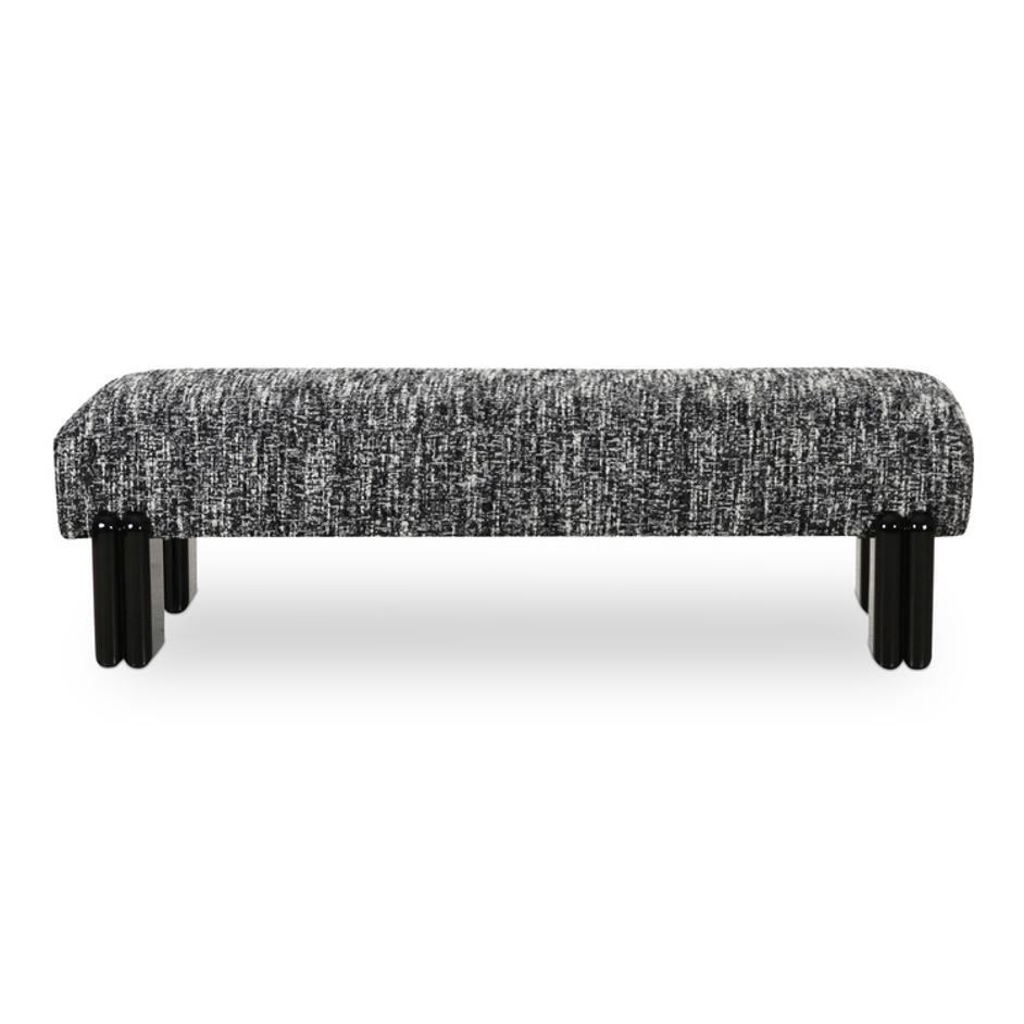 Priya Bench Black by Moes Home
