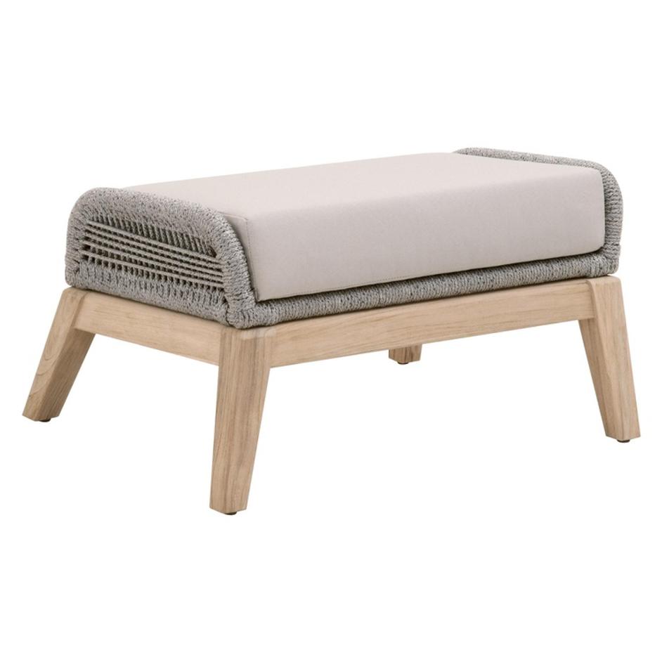 Loom Outdoor Footstool by Essentials For Living