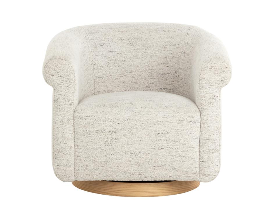 LIBBY SWIVEL LOUNGE CHAIR - HAILEY MOON by Sunpan