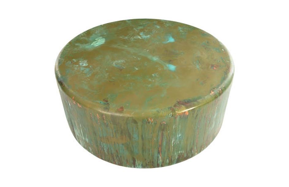 Button Coffee Table, Lichen Finish by PHILLIPS COLLECTION