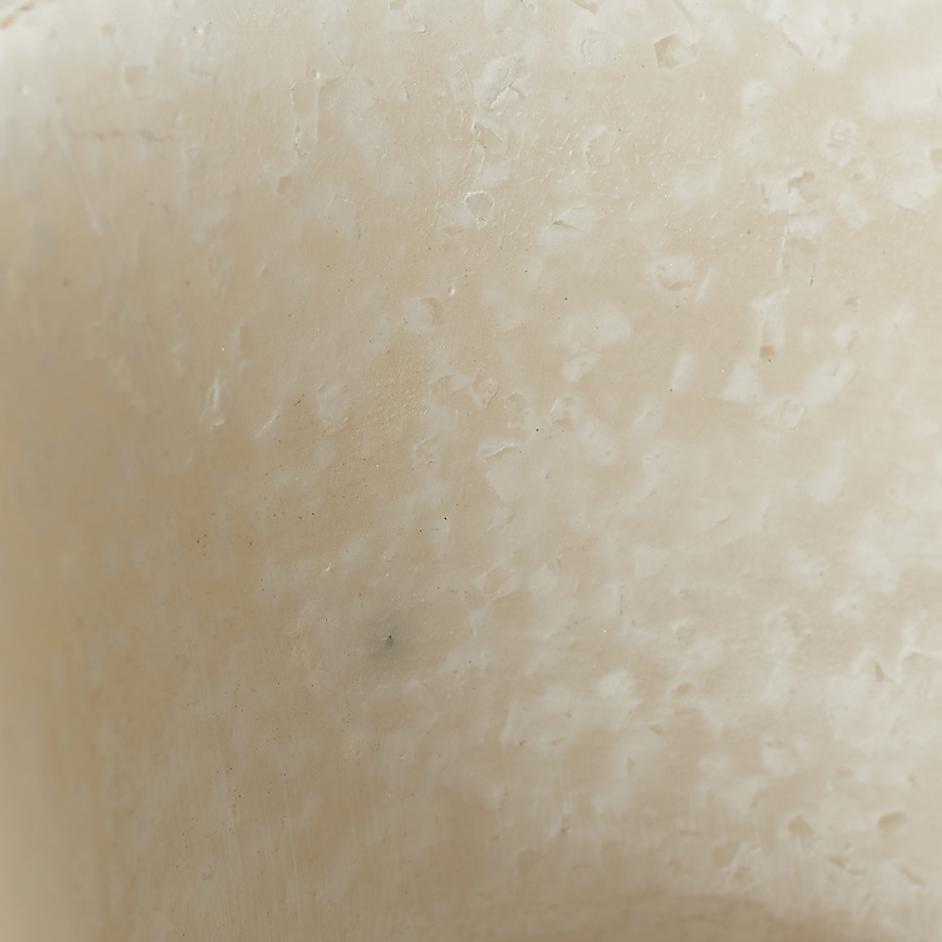 Ribbon Resin Decorative Sphere, White by Jamie Young