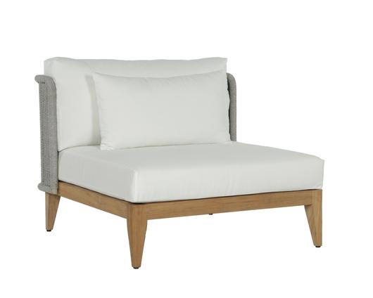 IBIZA ARMLESS CHAIR - NATURAL - STINSON WHITE by Sunpan