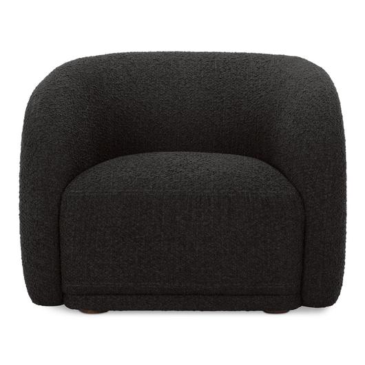 Faye Accent Chair Black Boucle by Moes Home