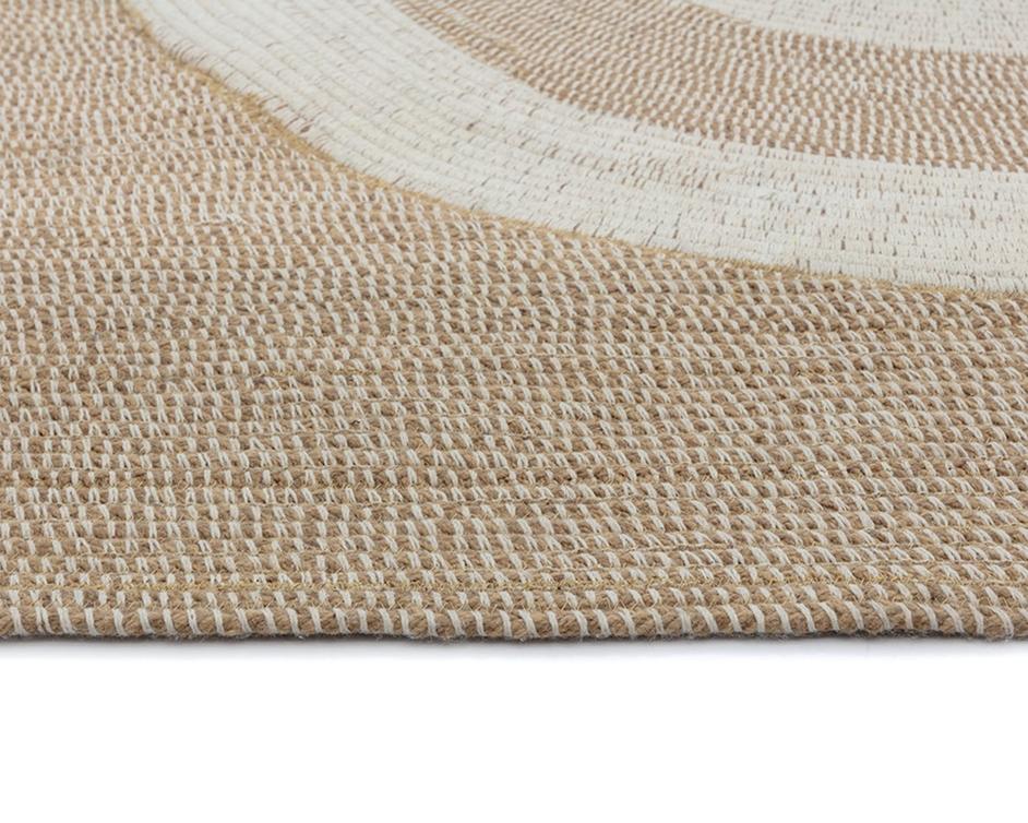 DERBY HAND-WOVEN RUG - SAND / CREAM - 10' X 14' by Sunpan