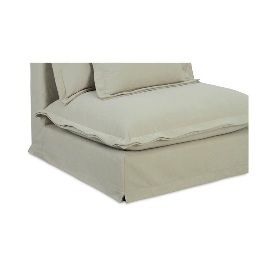 Olivia Slipper Chair Sand by Moes Home